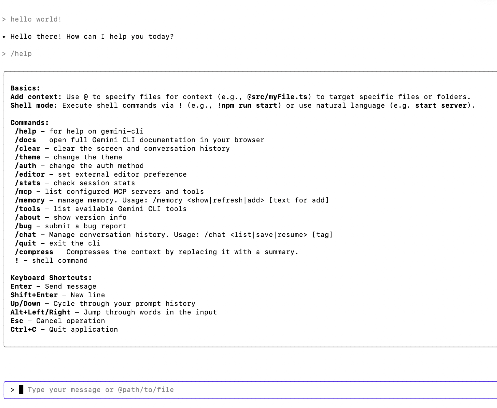 gemini-cli-help